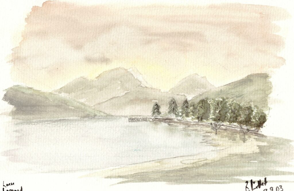 loch lomond depuis rowerdennan