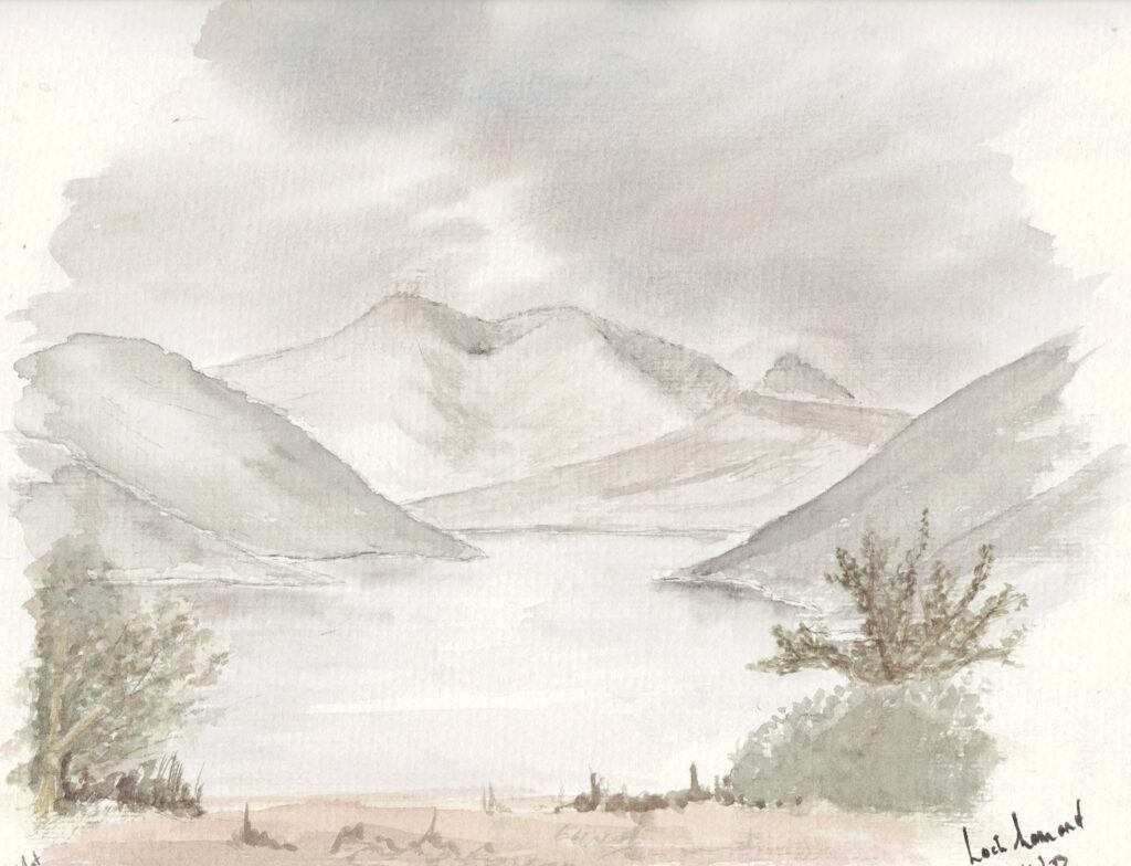 loch lomond from rowerdennan