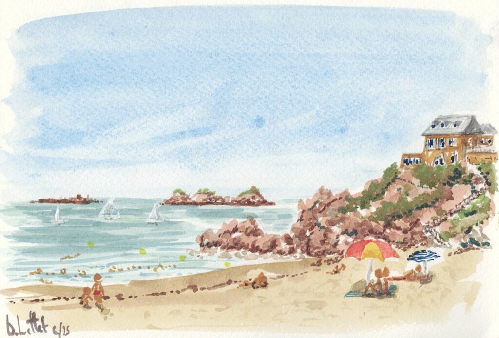 plage du val, rothéneuf, bretagne